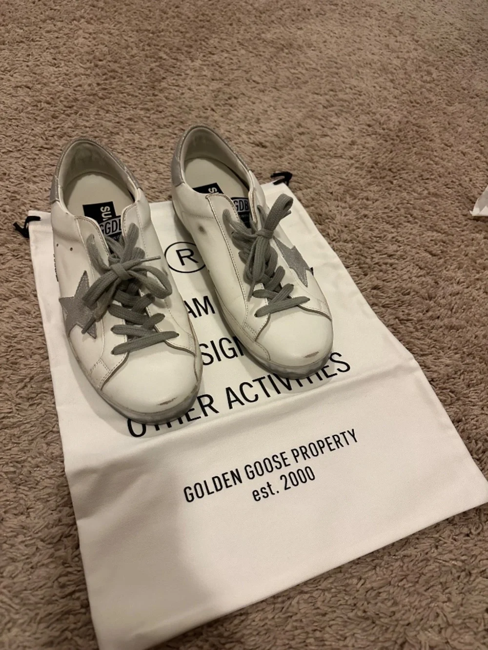 Golden Goose Silver Sneakers - Picture 2 of 6